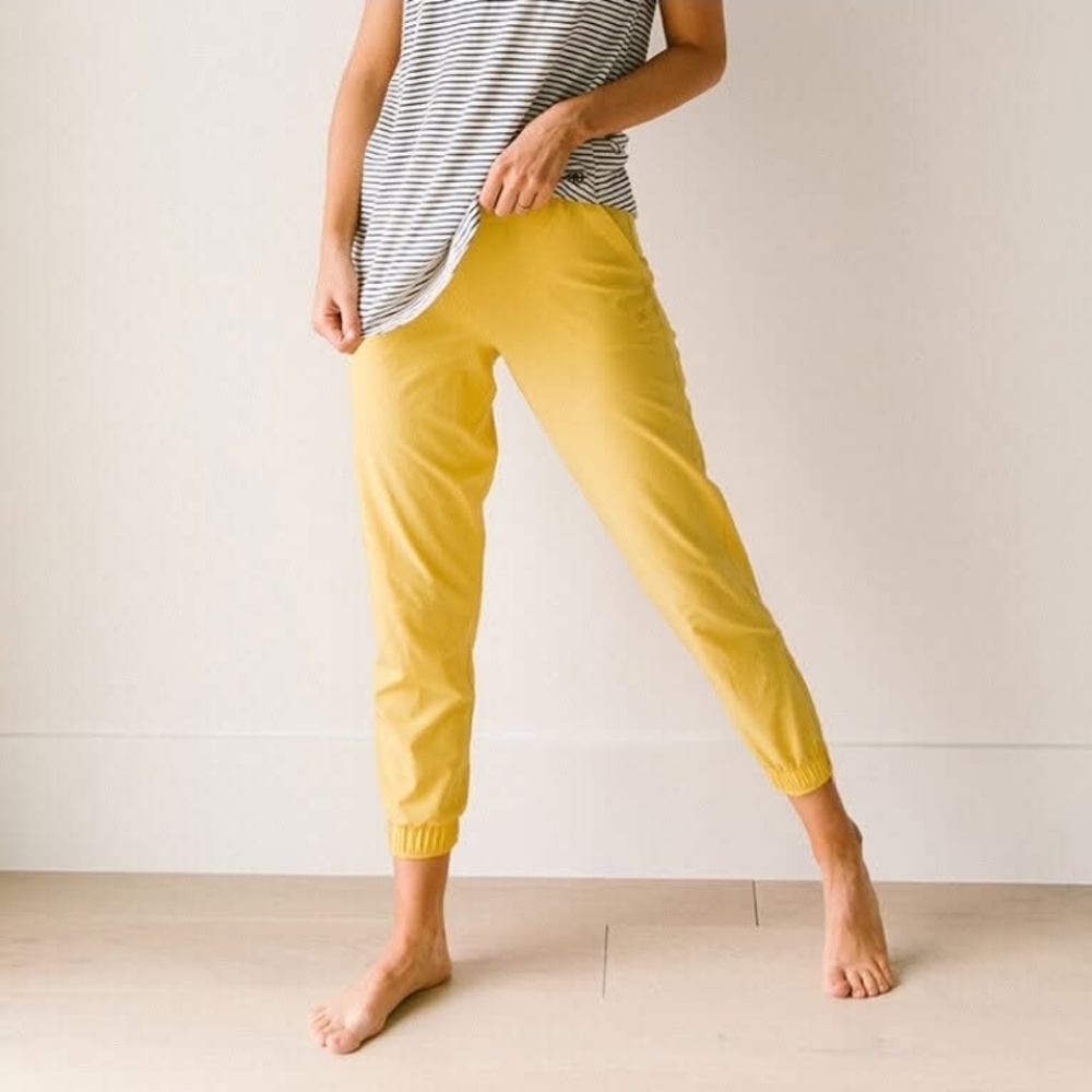 Albion Yellow Jogger Pants